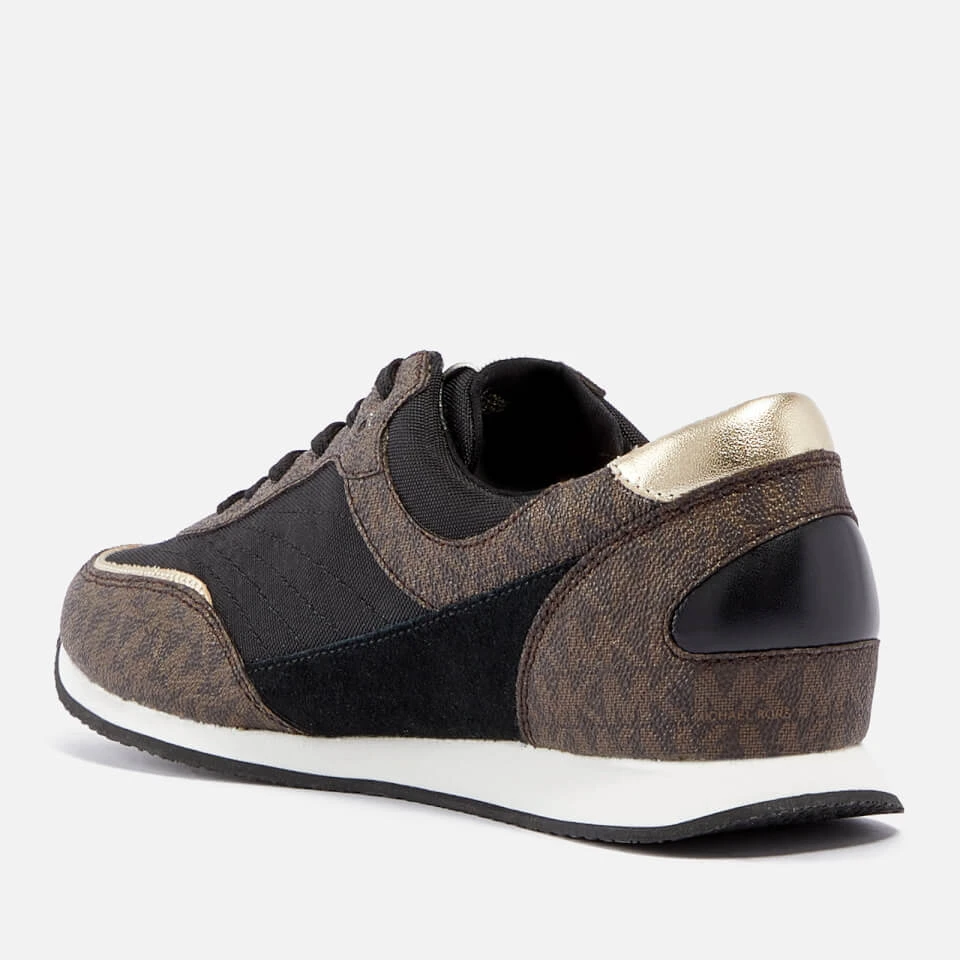 MICHAEL Michael Kors Michael Kors Callan Coated Canvas Trainers 2 MICHAEL Michael Kors Michael Kors Callan Coated Canvas Trainers - Image 2