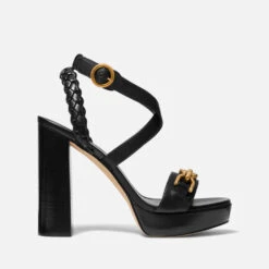 MICHAEL Michael Kors Kailey Leather Platform Sandals