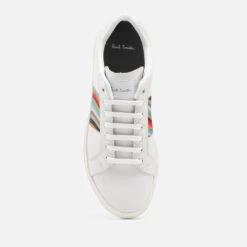 Paul Smith Lapin Grosgrain-Trimmed Leather Trainers -Cheap Stepwise Footwear Store 13740590 2064983781371990