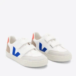 VEJA Kids' V-12 Leather And Vegan Suede Trainers -Cheap Stepwise Footwear Store 13798906 5864985570598957