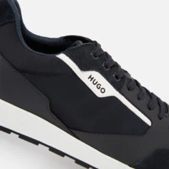 HUGO Icelin Runn Mesh, Leather And Suede Trainers -Cheap Stepwise Footwear Store 13801991 1984993071941094