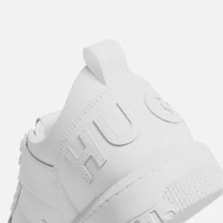 HUGO Men's Kilian Leather Trainers -Cheap Stepwise Footwear Store 13802009 7415006032849965