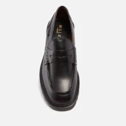 Walk London Milano Leather Saddle Loafers -Cheap Stepwise Footwear Store 13815403 5815006346921741