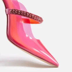Kurt Geiger London Women's Duke Vinyl Heeled Mules - Fuchsia 7 Kurt Geiger London Women's Duke Vinyl Heeled Mules - Fuchsia -Cheap Stepwise Footwear Store 13831250 1574969773510153