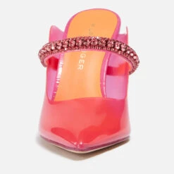 Kurt Geiger London Women's Duke Vinyl Heeled Mules - Fuchsia 6 Kurt Geiger London Women's Duke Vinyl Heeled Mules - Fuchsia -Cheap Stepwise Footwear Store 13831250 1854969773472974