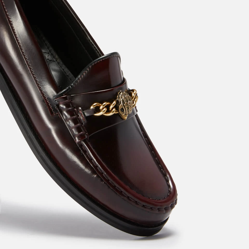 Kurt Geiger London Women's Chelsea Leather Loafers - Wine 4 Kurt Geiger London Women's Chelsea Leather Loafers - Wine - Image 4