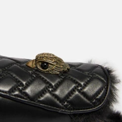 Kurt Geiger London Holly Embellished Faux Shearling-Lined Leather Mules -Cheap Stepwise Footwear Store 13831418 1464975436692047