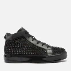 Kurt Geiger London Men's Laney Stud Hi-Top Trainers - Black