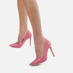 Dune Amaretto Python-Effect Faux Leather Heeled Pumps -Cheap Stepwise Footwear Store 13832626 2244986150750981