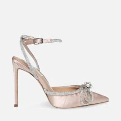 Steve Madden Viable Satin Heeled Pumps