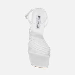 Steve Madden All-In Faux Leather Heeled Sandals -Cheap Stepwise Footwear Store 13834830 6365003991513267