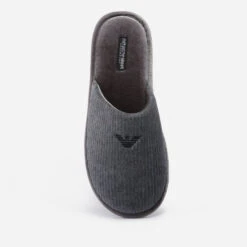 Emporio Armani Ribbed Chenille Slippers -Cheap Stepwise Footwear Store 13836073 7765003961718455