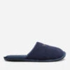 Emporio Armani Logo-Embroidered Chenille Slippers