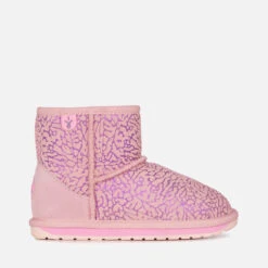 EMU Australia Kids' Shearling-Lining Suede Ankle Boots