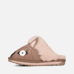 EMU Australia Kids' Suede And Wool Slippers -Cheap Stepwise Footwear Store 13836332 1034981715564790