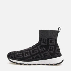 Guess Zyla Jacquard Hi-Top Trainers