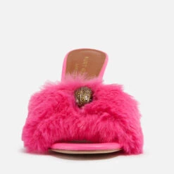 Kurt Geiger London Kensington Faux Fur Heeled Mules -Cheap Stepwise Footwear Store 13846208 1014993140432870