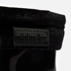 Mini Melissa Toddlers' Corduroy-Trimmed PVC Wellington Boots -Cheap Stepwise Footwear Store 13859332 4784976262552822