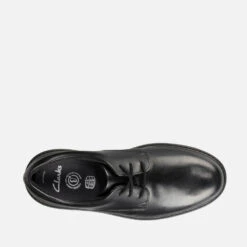 Clarks Youth Loxham Leather Derby Shoes -Cheap Stepwise Footwear Store 13859722 5804985799479010