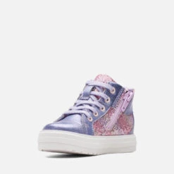 Clarks Toddler Nova City Leather High-Top Trainers -Cheap Stepwise Footwear Store 13860003 1574986067478376