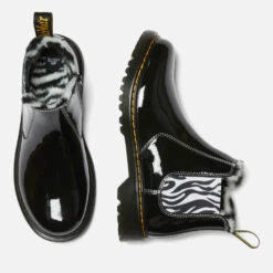 Dr. Martens Kids' 2976 Leonore Lamper Patent Leather-Blend Boots -Cheap Stepwise Footwear Store 13880572 1035020032441606