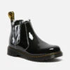 Dr. Martens Kids' 2976 Leonore Lamper Patent Leather-Blend Boots