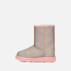 UGG Kids’ Classic II Glittered Faux Suede And Faux Shearling Boots -Cheap Stepwise Footwear Store 13884433 4044981927618974