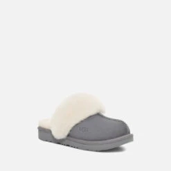 UGG Kids’ Cosy II Suede And Wool-Blend Slippers -Cheap Stepwise Footwear Store 13884460 1744981928953155