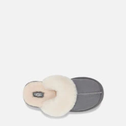 UGG Kids’ Cosy II Suede And Wool-Blend Slippers -Cheap Stepwise Footwear Store 13884460 7174981929192087