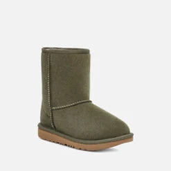 UGG Kids’ Classic II Suede And Wool-Blend Boots -Cheap Stepwise Footwear Store 13884474 7864981930110324