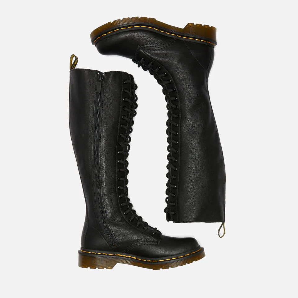 Dr. Martens 1B60 Virginia Leather 20-Eye Boots 2 Dr. Martens 1B60 Virginia Leather 20-Eye Boots - Image 2