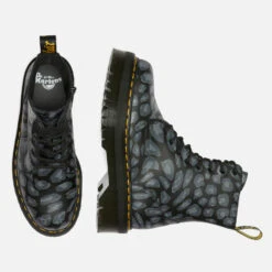 Dr. Martens Jadon Distorted Leopard Leather Platform Boots -Cheap Stepwise Footwear Store 13887434 1145000861313363