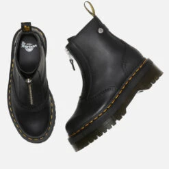 Dr. Martens Jetta Zip Front Leather Boots -Cheap Stepwise Footwear Store 13887462 4294989445590015