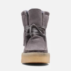 Clarks Originals Wallabee Faux Fur-Lined Suede Boots -Cheap Stepwise Footwear Store 13889656 1975054828669232
