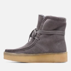 Clarks Originals Wallabee Faux Fur-Lined Suede Boots -Cheap Stepwise Footwear Store 13889656 2515054828497839