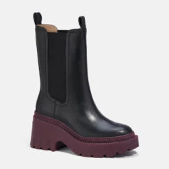 Coach Alexa Leather Heeled Chelsea Boots -Cheap Stepwise Footwear Store 13891906 1824983538428843