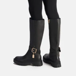 Coach James Leather Knee-High Boots -Cheap Stepwise Footwear Store 13891920 3574997013366999