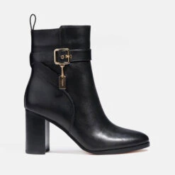 Coach Olivia Leather Heeled Boots