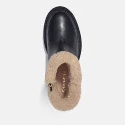 Coach Jane Leather And Shearling Chelsea Boots -Cheap Stepwise Footwear Store 13891948 1044989444734553