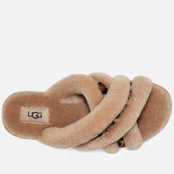 UGG Scuffita Spotty Sheepskin Slide Slippers -Cheap Stepwise Footwear Store 13897357 5194987158542448