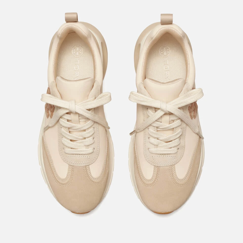 Tory Burch Good Luck Suede-Trimmed Nylon Running-Style Trainers 3 Tory Burch Good Luck Suede-Trimmed Nylon Running-Style Trainers - Image 3
