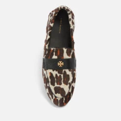 Tory Burch Leopard Print Leather And Velvet Ballet Shoes -Cheap Stepwise Footwear Store 13903469 4534997205786378