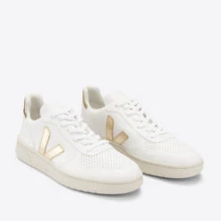 Veja V-10 Chrome-Free Leather Trainers -Cheap Stepwise Footwear Store 13904887 8314985588457594