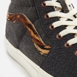 Vans Subtle Safari Sk8 Denim Hi-Top Trainers -Cheap Stepwise Footwear Store 13906345 1745014909232592