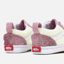 Vans Babies’ Old Skool Crib Glittered Faux Leather Trainers -Cheap Stepwise Footwear Store 13908955 3414982217155742