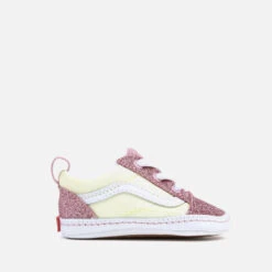 Vans Babies’ Old Skool Crib Glittered Faux Leather Trainers -Cheap Stepwise Footwear Store 13908955 9214982217292263