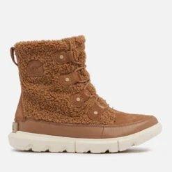 Sorel Explorer II Joan Faux Shearling And Leather Boots