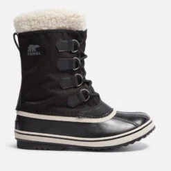 Sorel Winter Carnival Waterproof Leather And Canvas Boots
