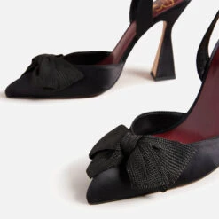 Ted Baker Bettye Satin Sling Back Court Shoes -Cheap Stepwise Footwear Store 13942247 1914998041140212
