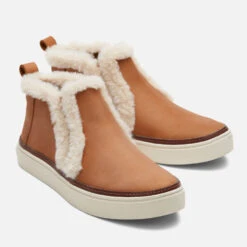 TOMS Bryce Suede And Faux Fur Ankle Boots -Cheap Stepwise Footwear Store 13943757 1815000565145527